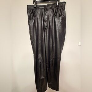 DANIER Vintage Black Leather Pants